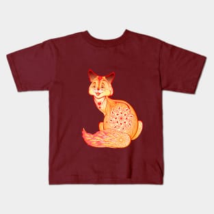 Cute red fox Kids T-Shirt